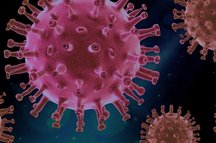 Image avec les particules de virus, contexte d'épidémie Covid-19