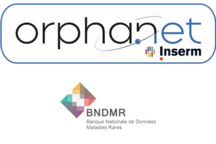 Logos Orphanet et Banque Nationale des données Maladies Rares (BNDMR)