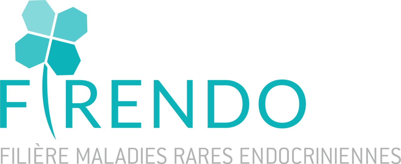 FIRENDO filière maladies rares endocriniennes logo texte bleu