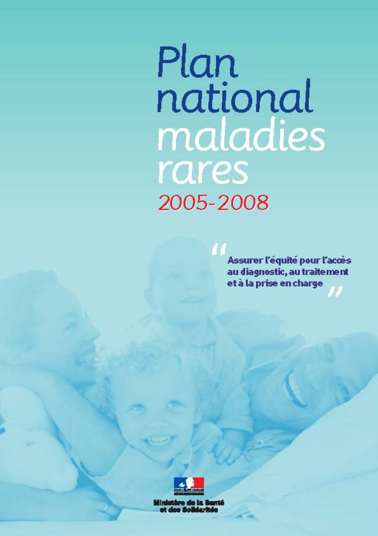 Couverture premier plan maladies rares France 2005 2008