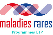 Logo Maladies Rares Ministère de la Santé, titre Programmes ETP