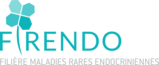FIRENDO filière maladies rares endocriniennes logo texte bleu