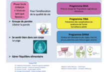 Extrait de la plaquette "ETP GYNADA" 2019 du centre de référence pathologies gynécologiques rares à Toulouse
