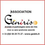 Association GENIRIS : soutien aux personnes atteintes d'aniridie et de pathologies rares de l'iris avec ou sans syndromes associés