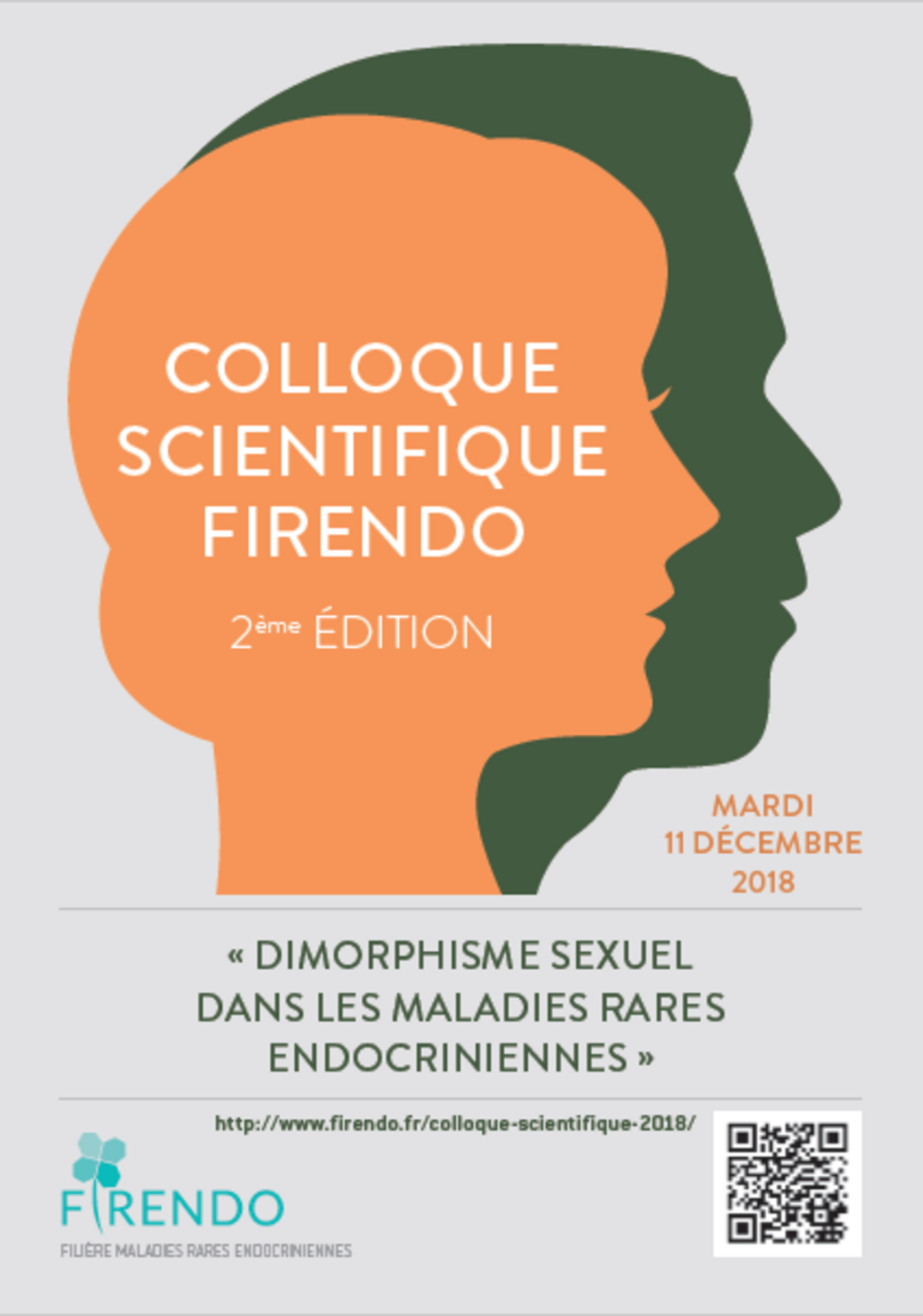Image pour Poster Colloque Scientifique FIRENDO 2018  « Dimorphisme Sexuel dans les Maladies Rares Endocriniennes » 