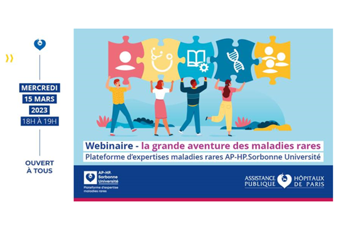 Visuel 2023 Journée Internationale Maladies Rares Plateforme Expertise APHP Sorbonne Université