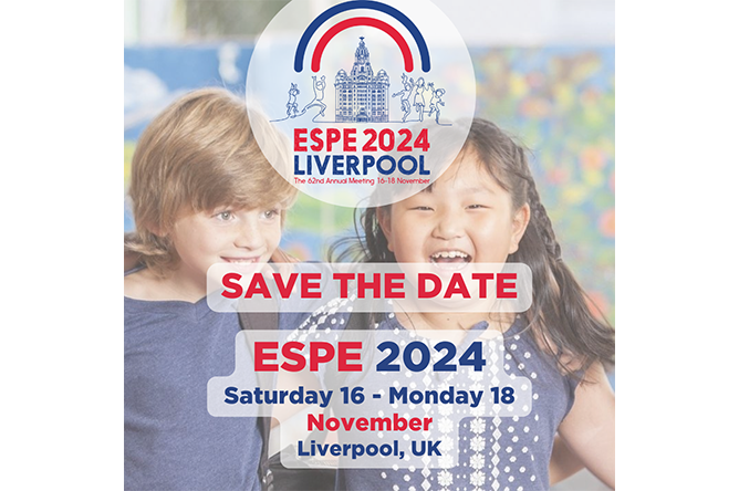 Visuel du congrès ESPE 2024 à Liverpool