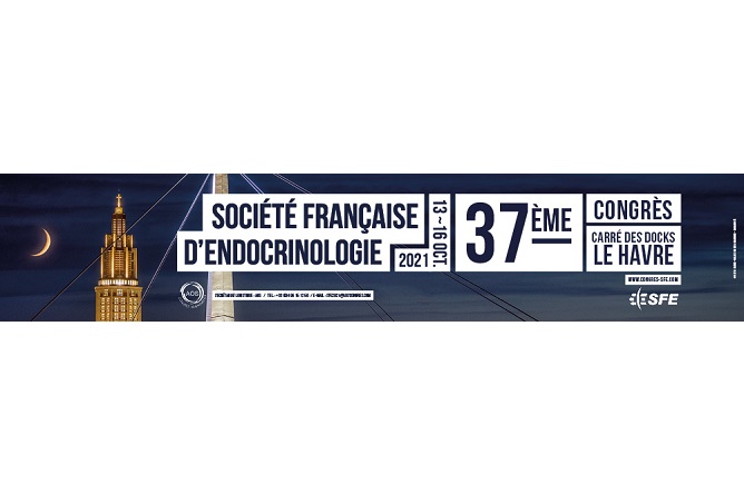 Visuel 37ème congrès de la Société Française d'Endocrinologie 2021