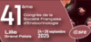 visuel congrès SFE 2025