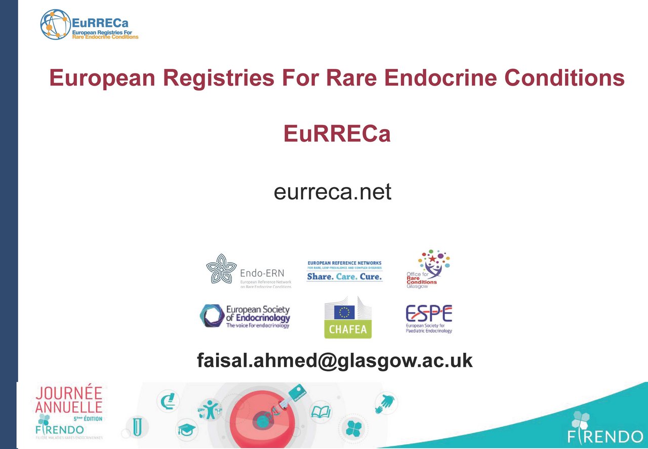 Visuel de Syad Faisal Ahmed « Projet de bases de données ENDO-ERN : EuRRECa  »