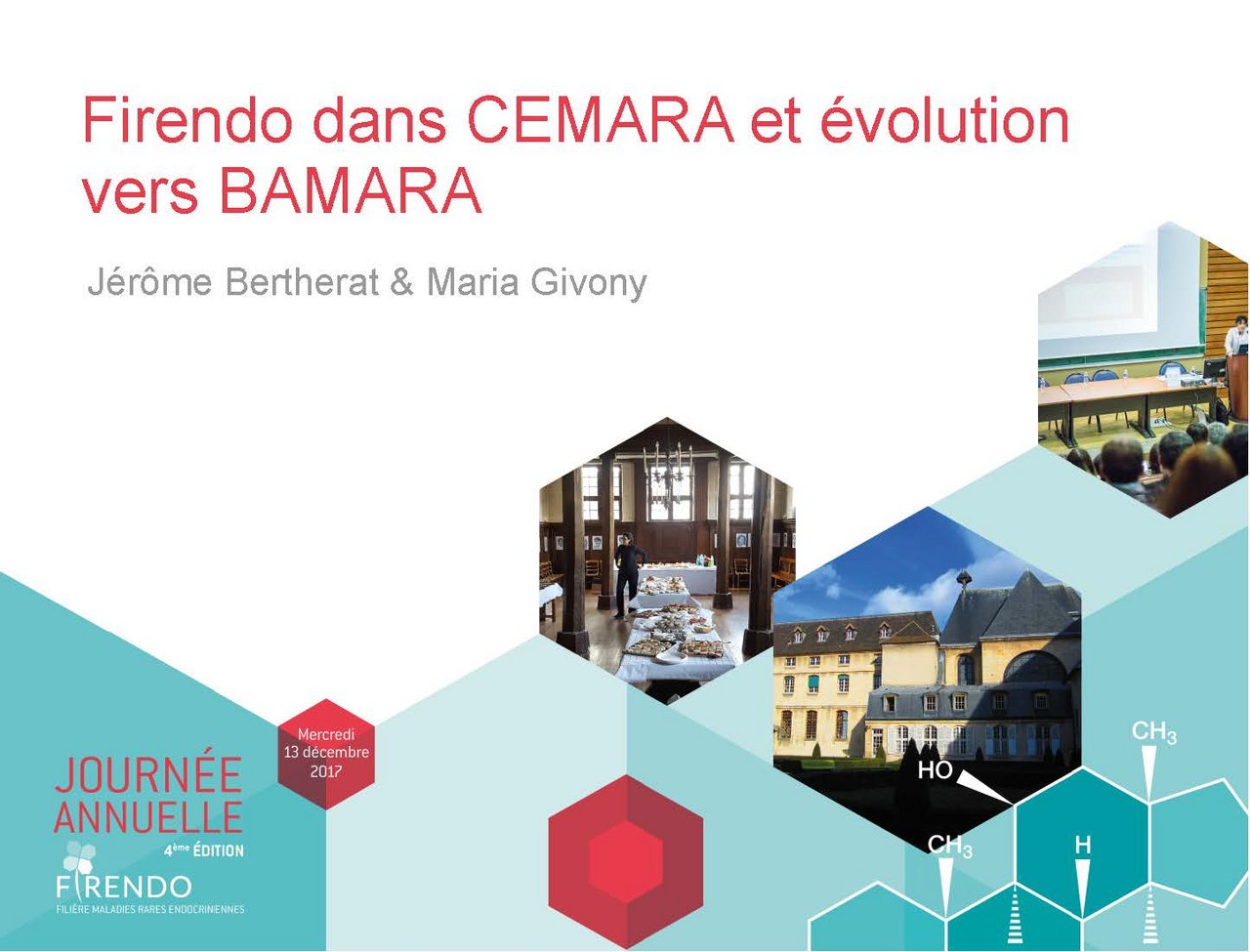 Jérôme Bertherat Maria Givony Journée Annuelle FIRENDO filière maladies rares endocriniennes CEMARA BAMARA