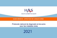 Visuel de la 1ère page remanié du Protocole national du diagnostic et de soin, version HAS