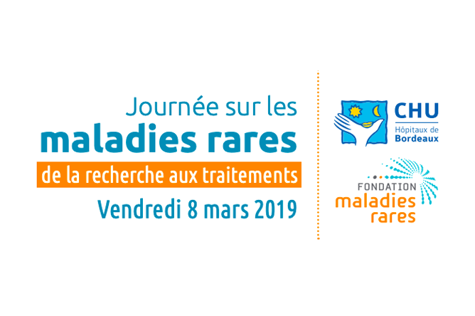 Visuel de Journ&eacute;e sur les maladies rares &agrave; Bordeaux le 8 mars 2019  : de la recherche au traitement
