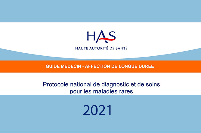 Visuel de la 1ère page remanié du Protocole national du diagnostic et de soin, version HAS