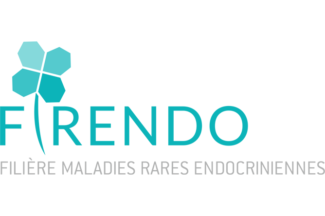 Filière maladies rares endocriniennes FIRENDO : logo couleur bleue