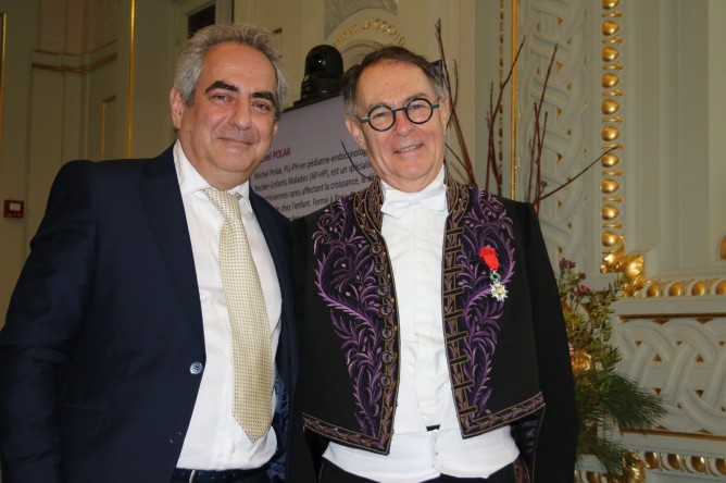 Pr Michel Polak et Pr Christian Boitard